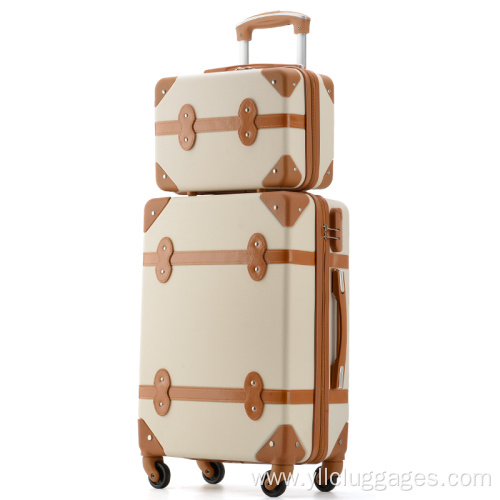 New retro style carry on luggage bag